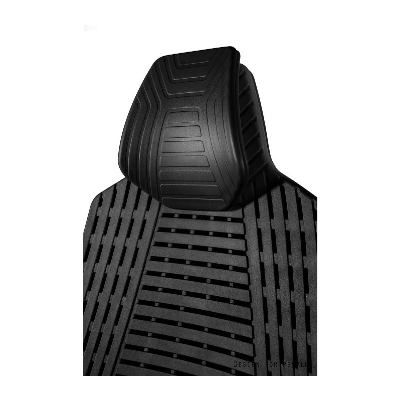 Fotel ergonomiczny RONIN - mechanizm SYNCHRON - Kolor Siatki: RS01 Czarny - Kolor Stelaża: Biały - Rodzaj Obicia: Elastomer - Kolor Obicia: TPE-4 Czarny