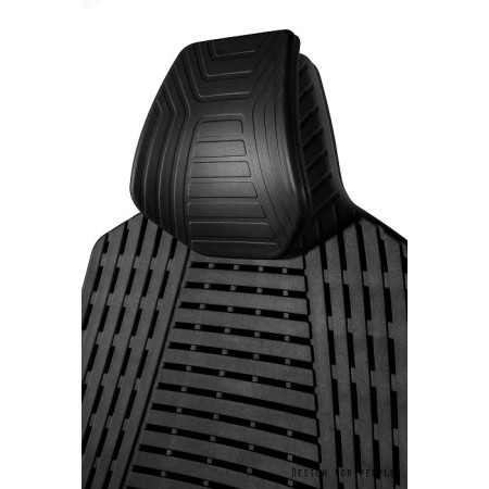 Fotel ergonomiczny RONIN - mechanizm SYNCHRON - Kolor Siatki: RS01 Czarny - Kolor Stelaża: Biały - Rodzaj Obicia: Elastomer - Kolor Obicia: TPE-4 Czarny