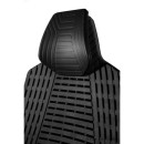 Fotel ergonomiczny RONIN - mechanizm SYNCHRON - Kolor Siatki: RS01 Czarny - Kolor Stelaża: Biały - Rodzaj Obicia: Elastomer - Kolor Obicia: TPE-4 Czarny