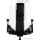 Fotel ergonomiczny RONIN - mechanizm SYNCHRON - Kolor Siatki: RS01 Czarny - Kolor Stelaża: Biały - Rodzaj Obicia: Elastomer - Kolor Obicia: TPE-4 Czarny