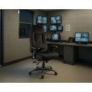 Fotel ergonomiczny do pracy zmianowej 24/7 COMMANDER z mechanizmem asynchronicznym i podłokietnikami 4D