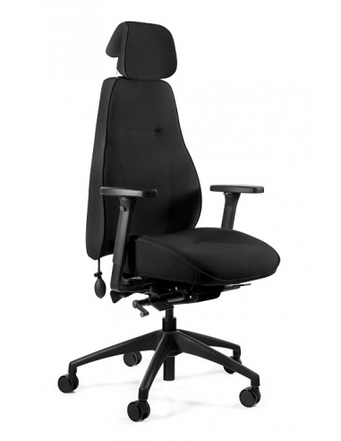 Fotel ergonomiczny obrotowy ICE z mechanizmem SYNCHRON i podłokietnikami 4D, obciążenie 130 kg