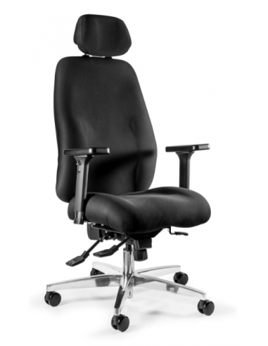Fotel ergonomiczny ULTIMA z zagłówkiem — udźwig 130 kg