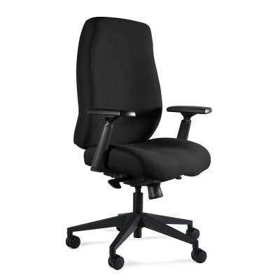 Fotel ergonomiczny do pracy zmianowej 24/7 ZOME z mechanizmem SYNCHRON i podłokietnikami 3D