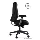 Fotel ergonomiczny do pracy zmianowej 24/7 ZOME z mechanizmem SYNCHRON i podłokietnikami 3D