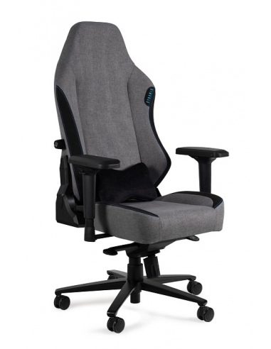Fotel gamingowy DYNAMIQ V19 z mechanizmem MULTIBLOCK i podłokietnikami 4D, obciążenie 130 kg