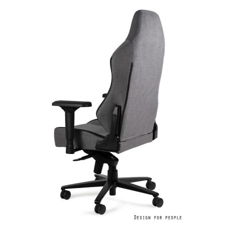 Fotel gamingowy DYNAMIQ V19 z mechanizmem MULTIBLOCK i podłokietnikami 4D, obciążenie 130 kg