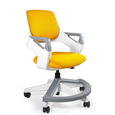 Fotel ergonomiczny dla dzieci ROOKEE — regulacja siedziska i oparcia, podnóżek