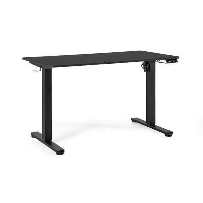 Biurko regulowane elektrycznie METIS – 2-kolumnowe, udźwig 50 kg - Kolor: Czarny - Kolor Stelaża: Czarny - Rozmiar blatu: 120x60 cm