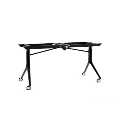 Stelaż do stołu Carl Table – składany, kółka 65 mm, udźwig 80 kg - Kolor Stelaża: Czarny