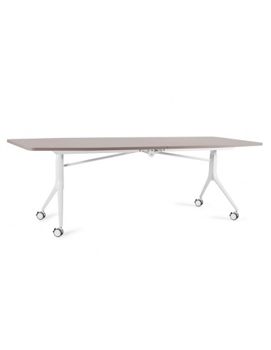 Stół rozkładany Carl Table II – blat MFC 25 mm, zamek zabezpieczający, kółka 65 mm - 1