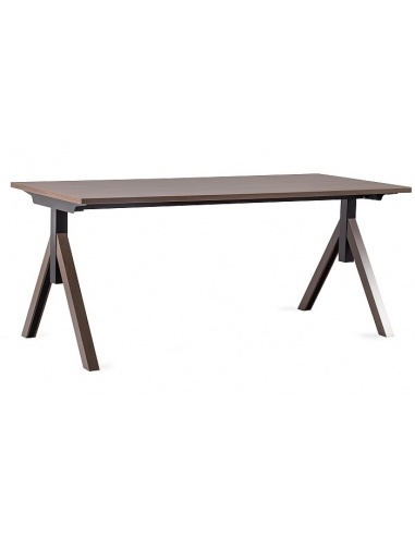 System Biurowy MARS MANAGER DESK – blat MFC 25 mm, orzech - 1