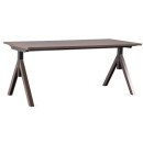System Biurowy MARS MANAGER DESK – blat MFC 25 mm, orzech - Kolor Stelaża: Czarny - Rozmiar blatu: 180x80 cm - Kolor: Orzech