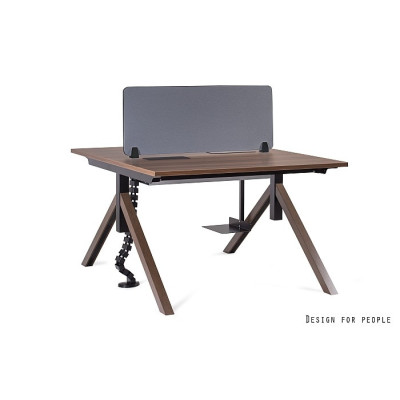 System Biurowy MARS WORKSTATION 2 – blat MFC 25 mm, orzech 2