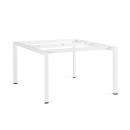 Stelaż PASON WORKSTATION 2 – metal lakierowany, stopki poziomujące - Kolor Stelaża: Biały