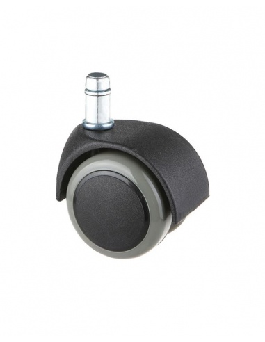 Kółka gumowane CT50-121G do foteli, 5 szt., 50 mm, trzpień 11 mm - 1