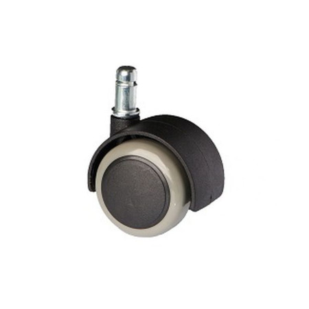 Kółka gumowane CT50-201G do foteli, miękkie, 5 szt., 50 mm, trzpień 11 mm