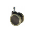 Kółka gumowane CT60-431G do foteli, miękkie, 5 szt., 60 mm, do płytek