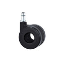 Kółka gumowane CT60-905B do foteli, miękkie, 5 szt., 60 mm, do paneli