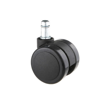 Kółka nylonowe CT50-231 do foteli, twarde, 5 szt., 50 mm, trzpień 11 mm