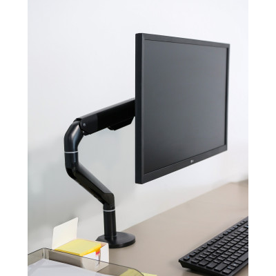 Uchwyt biurkowy do monitora H01 360° VESA - Kolor: Czarny 2