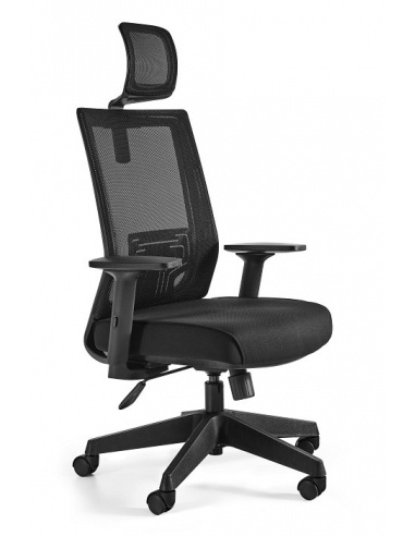 Fotel ergonomiczny NEZ – siatka, mechanizm MULTIBLOCK, udźwig 130 kg 