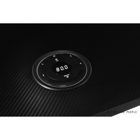 Biurko gamingowe elektryczne V-GAME — regulacja wysokości, RGB, 1220 mm