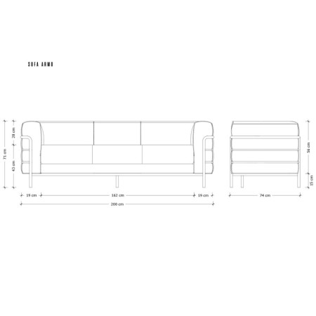 Sofa ARMO – do poczekalni i biura