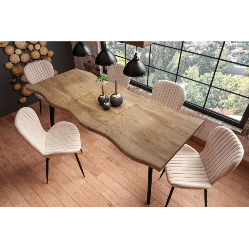 Stół rozkładany prostokątny NST014 150-210x85 cm - Kolor: 1-Dąb Naturalny