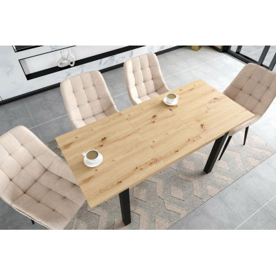 Stół rozkładany prostokątny NST019 120-160x70 cm - nietylkomeble.pl 2