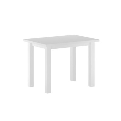 Stół do Jadalni i Salonu Prostokątny NST001 100x70 cm - Kolor: Biały