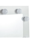 NKT005 toaletka z lustrem i oświetleniem LED 100×45×150 cm - Kolor: Biały