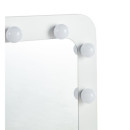 NKT004 toaletka z lustrem i oświetleniem LED 80×40×140 cm - Kolor: Biały