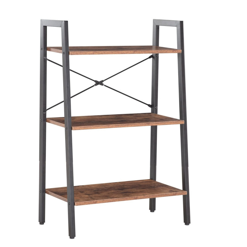 NRG001 regał 3-półkowy metalowy 97×64×34 cm - Kolor: 1-Dąb rustykalny