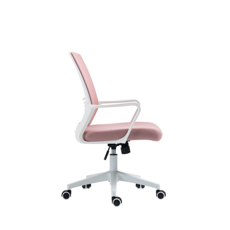 Fotel biurowy obrotowy z mechanizmem TILT NFR013 - Kolor Obicia: Różowy