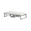 Łóżko składane NLZ006 z materacem 80×190 cm - Kolor: Czarny