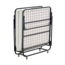 Łóżko składane NLZ006 z materacem 80×190 cm - Kolor: Czarny