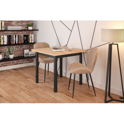 Krzesło NKR015 tapicerowane velvet - Kolor Obicia: Cappuccino ST 2