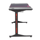 Biurko gamingowe NBI013 z HUB USB i uchwytem na kubek 160×60 cm - Kolor: Czarny