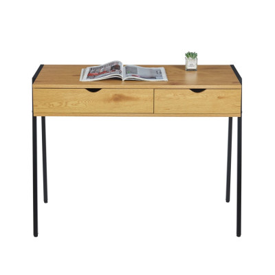 Biurko NBI007 z szufladami 100×45 cm - Kolor: 1-Dąb Naturalny