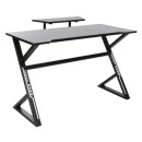 Biurko gamingowe NBI002 120x60 cm z nadstawką - Kolor: Czarny