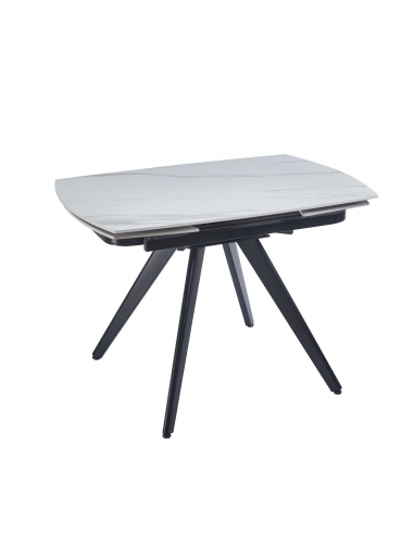 Stół rozkładany prostokątny NST029 120-180x80 cm ceramika - 1