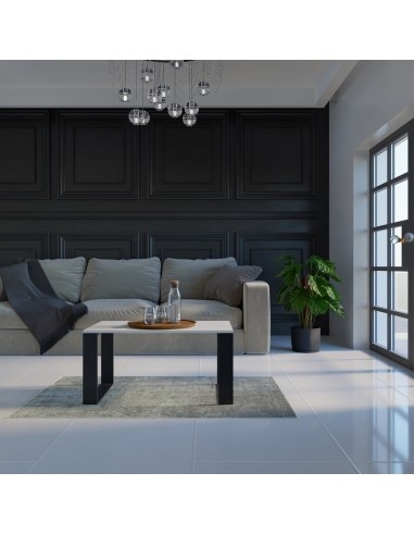 Ława MDR-Modern Biała Czerń - Nowoczesny Stolik Kawowy do Salonu - 4