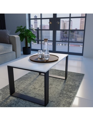 Ława MDR-Modern Biała Czerń - Nowoczesny Stolik Kawowy do Salonu - 6