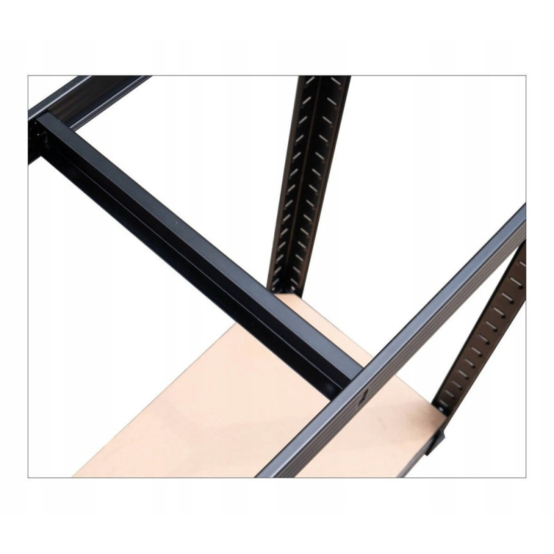 Regał Magazynowy MAG9040 Czarny 5 Półek 180x90x40cm Max 875kg