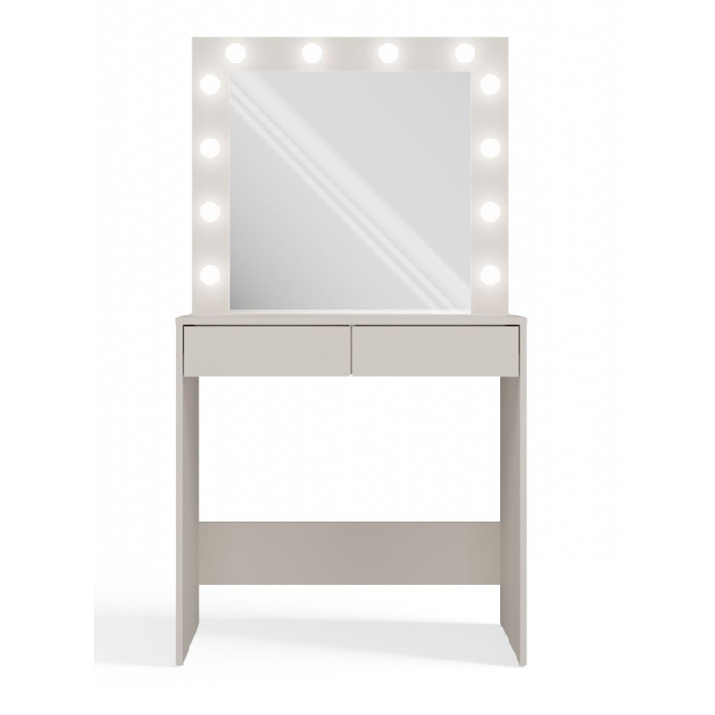 Toaletka MRA-T+ 2S+L Z Lustrem I Oświetleniem LED Kaszmir