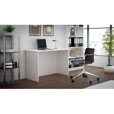 Biurko STD Funkcjonalne do Pracy z Laptopem 120 cm Białe 2