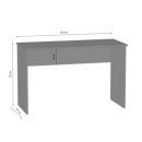 Biurko ML-B-II do Biura i Domu 120 x 51 x 72 cm - Kolor: Biały - Szerokość: 120 cm - Głębokość: 51 cm