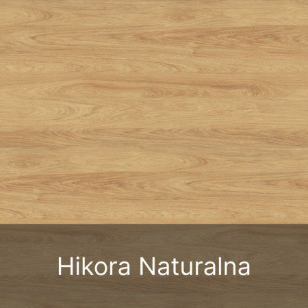 Półka Pozioma lub Pionowa P3 Wisząca 80 cm na Książki - Szerokość: 80 cm - Kolor: Hikora Naturalna - Głębokość: 20 cm