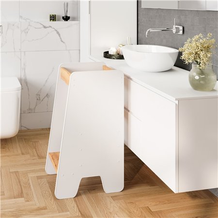Bezpieczny Pomocnik Kuchenny Kitchen Helper 80 cm - Kolor: Craft - Biały